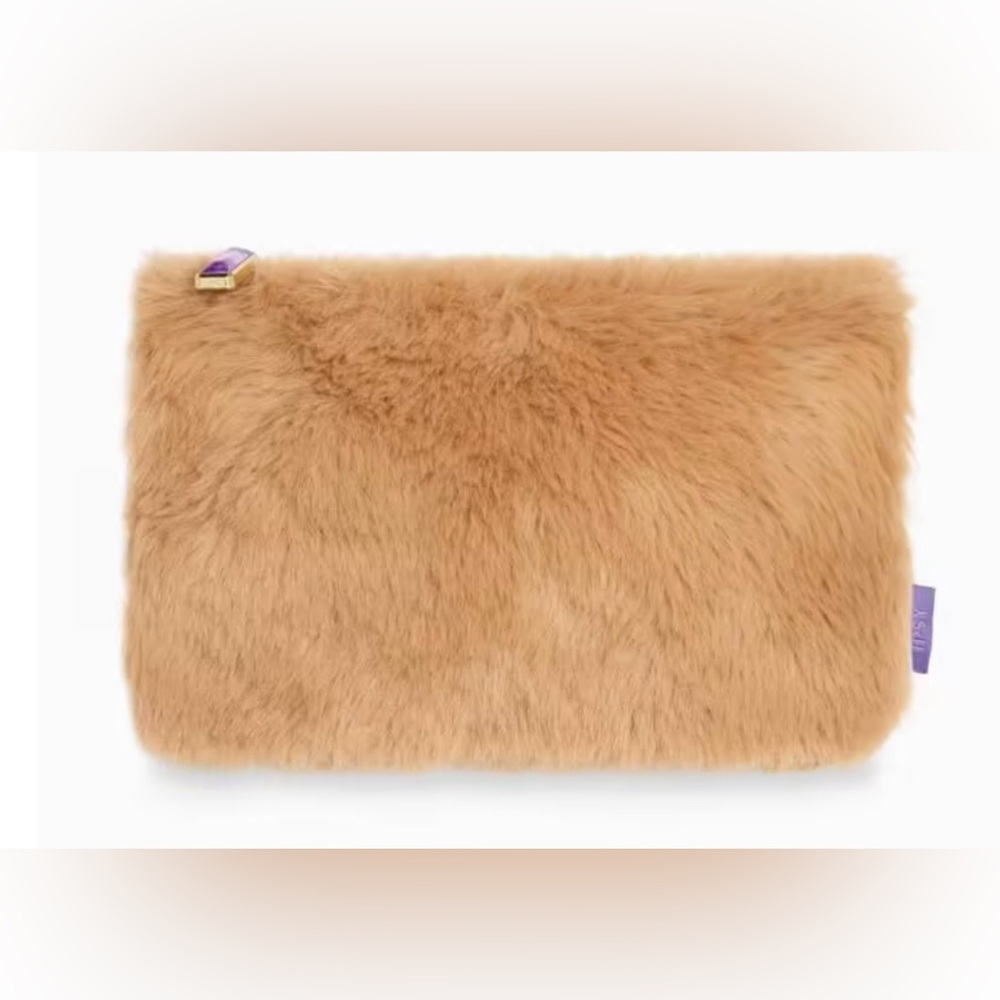 Faux Fur Makeup Bag w/2pcs product
